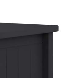 Maine - 6 Drawer Wide Chest - Dark Grey - Wooden - Happy Beds - thumbnail 5