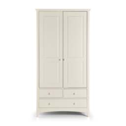 Cameo - Combination Wardrobe - Stone White - Wooden - Happy Beds - thumbnail 5