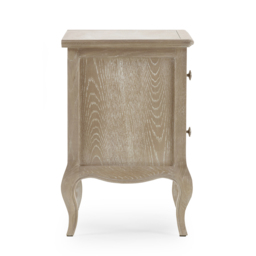 Camille - 2-Drawer Bedside Table - Oak - Wooden - Happy Beds - thumbnail 5