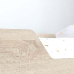 Camden - Single - Kids Cabin Bed - Storage - White and Oak - Wooden - 3ft - Happy Beds - thumbnail 6