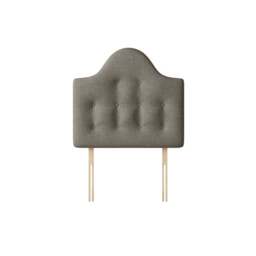 Victor - Small Double - Buttoned Headboard - Dark Grey - Fabric - 4ft - Happy Beds - thumbnail 3