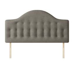 Victor - Small Double - Buttoned Headboard - Dark Grey - Fabric - 4ft - Happy Beds - thumbnail 5