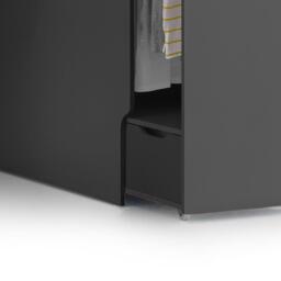 Pegasus - Single - Kids High Sleeper Bed - Anthracite Grey - Wood - 3ft - Happy Beds - thumbnail 7