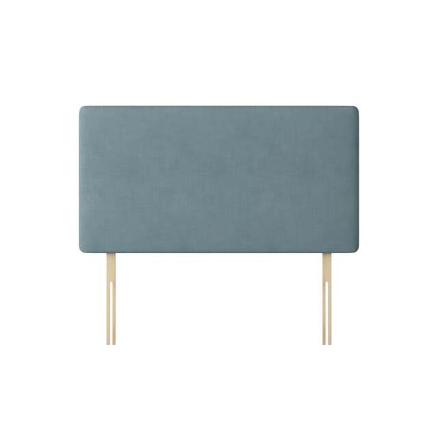 Cornell - Small Single - Plain Headboard - Duck Egg Blue - Fabric - 2ft6 - Happy Beds - image 1