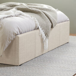 Berlin - Small Double - Mid Grey Fabric Ottoman Storage Bed Frame - Small Double - Happy Beds - thumbnail 8