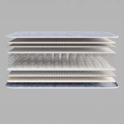 Montana - King Size - Open Coil Spring Water-Resistant Contract Mattress with Crib 5 Certification - Fabric - 5ft - thumbnail 6