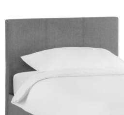 Rialto - King Size - Light Grey - Low Foot-End - Fabric - 5ft - Happy Beds - thumbnail 5