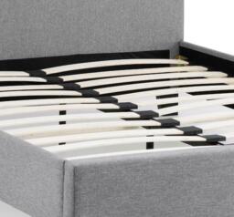 Rialto - King Size - Light Grey - Low Foot-End - Fabric - 5ft - Happy Beds - thumbnail 8