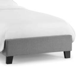 Rialto - King Size - Light Grey - Low Foot-End - Fabric - 5ft - Happy Beds - thumbnail 6