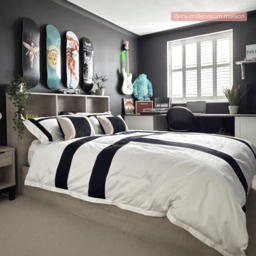Bali – King Size– Bookcase Ottoman Storage Bed – Grey Oak – Wooden – 5ft - Happy Beds - thumbnail 3
