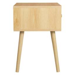 Herringford - 1 Drawer Bedside Table - Oak – Wooden – Happy Beds - thumbnail 8