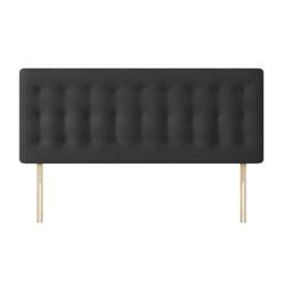 Cornell - Super King Size - Buttoned Headboard - Dark Grey - Charcoal - Fabric - 6ft - Happy Beds - thumbnail 5