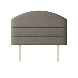 Dudley - Super King Size - Lined Headboard - Dark Grey - Fabric - 6ft - Happy Beds - thumbnail 4