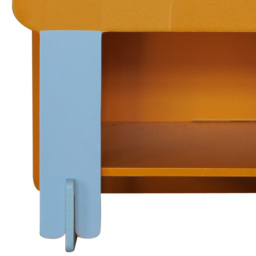 JCB - Children's Digger Bedside Table - Yellow/Blue - Wooden - Happy Beds - thumbnail 6