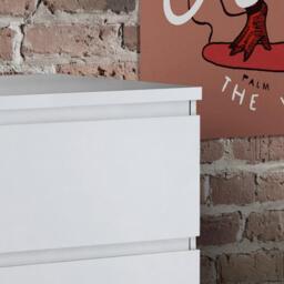 Jupiter - 4 Drawer Chest - White - Wooden - Happy Beds - thumbnail 4
