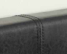 Berlin - Small Double Black Leather Ottoman Storage Bed Frame - Small Double -Happy Beds - thumbnail 6