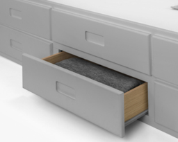 Maisie - Single - Kids Guest Bed - Storage and Underbed Trundle - Light Grey - Wooden - 3ft - Happy Beds - thumbnail 8