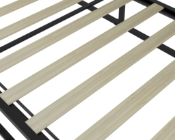 Soho - Small Double - Low Foot-End - Black - Metal - 4ft - Happy Beds - thumbnail 6