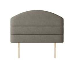 Dudley - Single - Lined Headboard - Dark Grey - Fabric - 3ft - Happy Beds - thumbnail 4