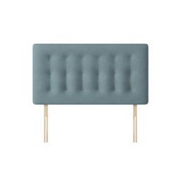 Cornell - Super King Size - Buttoned Headboard - Duck Egg Blue - Fabric - 6ft - Happy Beds - thumbnail 1