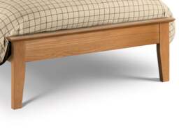 Salerno - Single - Oak Finish Wooden Bed Frame - Low Foot End- 3ft - Happy Beds - thumbnail 7