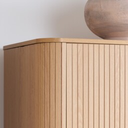 Axel - 2 Door 1 Drawer Wardrobe - Oak - Wooden - Happy Beds - thumbnail 2