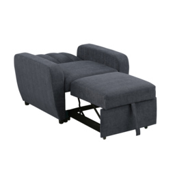 Gibson - Chair Sofa Bed - Grey - Fabric - Single Chair - Make It Homely - thumbnail 6