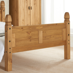 Corona – King Size - High Foot-End Bed – Waxed Pine - Wooden – 5ft – Happy Beds - thumbnail 6