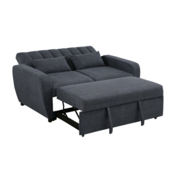 Gibson - Two-Seater Sofa Bed - Grey - Fabric - Two Seater - Make It Homely - thumbnail 4