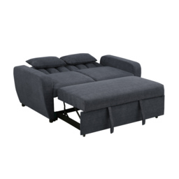 Gibson - Two-Seater Sofa Bed - Grey - Fabric - Two Seater - Make It Homely - thumbnail 5