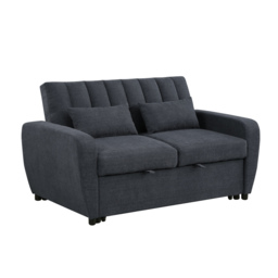 Gibson - Two-Seater Sofa Bed - Grey - Fabric - Two Seater - Make It Homely - thumbnail 3