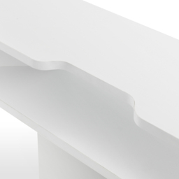 Orbit - Corner Gaming Desk - White - Wooden - Happy Beds - thumbnail 4