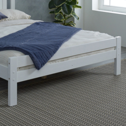 Glory - King Size - White - Wooden - Low Foot-End Bed - 5ft - Happy Beds - thumbnail 2
