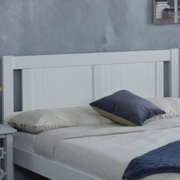 Glory - King Size - White - Wooden - Low Foot-End Bed - 5ft - Happy Beds - thumbnail 4