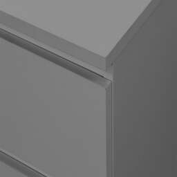 Oslo - 4 Drawer Chest of Drawers - Grey - Wooden - Happy Beds - thumbnail 3