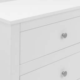 Radley - 6 Drawer Chest - White - Wooden - Happy Beds - thumbnail 4