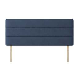 Cornell - Small Single - Lined Headboard - Dark Blue - Fabric - 2ft6 - Happy Beds - thumbnail 5