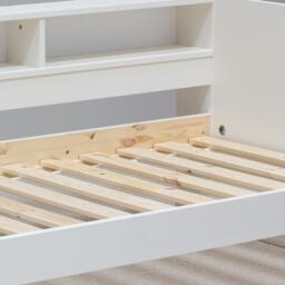 Tyler - Single - Day Bed Only - White - Wood - 3ft - Happy Beds - thumbnail 5