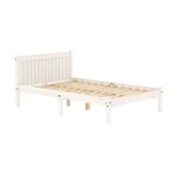 Rio - Single - White Washed Solid Pine Bed Frame - 3ft - Happy Beds - thumbnail 8