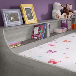 Grace - Single - Day Bed - Grey - Wood - 3ft - Happy Beds - thumbnail 2