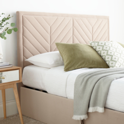 Sherlock - Double - Side-Opening Ottoman Storage Electric TV Bed - Warm Stone - Velvet - 4ft6 - Happy Beds - thumbnail 8