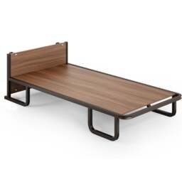Jay-Be - Contract - Upright Bed with e-Sprung Mattress - Wood - Wooden/Metal/Fabric - 92 x 196 x 54cm - Happy Beds - thumbnail 6
