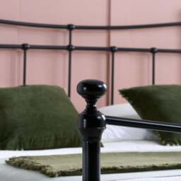 Emily - Single - Black Metal Bed Frame - 3ft - Happy Beds - thumbnail 5