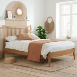 Berwick - King Size - Oak - Wood - 5ft - Happy Beds - thumbnail 1