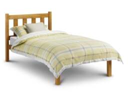 Poppy - Double - Solid Pine Bed - Pine - Wooden - Low Foot-End - 4ft6 - Happy Beds - thumbnail 4