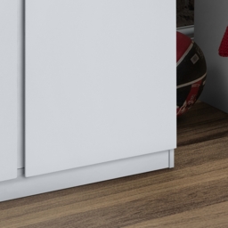 Jupiter - 2 Door Wardrobe - White - Wooden - Happy Beds - thumbnail 4
