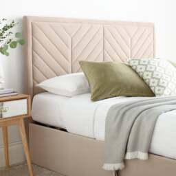 Sherlock - Super King Size - Side-Opening Ottoman Storage Electric TV Bed - Warm Stone - Velvet - 6ft - Happy Beds - thumbnail 8