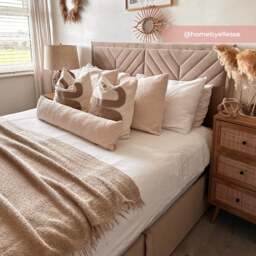 Sherlock - Super King Size - Side-Opening Ottoman Storage Electric TV Bed - Warm Stone - Velvet - 6ft - Happy Beds - thumbnail 7