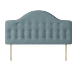 Victor - Small Single - Buttoned Headboard - Duck Egg Blue - Fabric - 2ft6 - Happy Beds - thumbnail 5