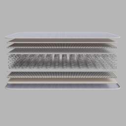 Maryland - Super King Size - Open Coil Spring Contract Mattress with Crib 5 Certification - Fabric - 6ft - thumbnail 6